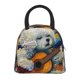 thumbnail image 1 of Disketp Dog Guitar Starry Night Bolsa Térmica para Almuerzo, Lonchera con Abertura Amplia y Gran Capacidad, Organizador Reutilizable para Mujeres, Hombres y Adultos, 1 of 6