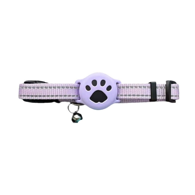 TIELUTT Localisateur pour Chats et Suivi avec Collier Réglable Suivi de Personne Longue Durée de Vie de la Batterie Compatible avec Android Terrain Chien Lumière Rapide Attaches pour Chats Cuir Laisse pour Chien Joint pour Chat