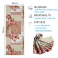 thumbnail image 2 of Pioneer Flower Floral Print Pattern Hot Yoga Mat Towel Non Slip for Hot Yoga - Quick-Drying Yoga Mat Cover with 4 Corner Pockets with Travel Bag - Hot Yoga Towel Non Slip 74"x26", 2 of 6