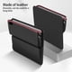 thumbnail image 5 of Kenally Estuche de almacenamiento para grietas de asiento de coche, soporte de bolsillo lateral para camión, billeteras universales con costura para Ventana automotriz negro rojo Kenally VI017196-01, 5 of 6