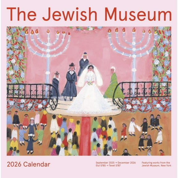 Pomegranate, Jewish Museum 2026 Wall Calendar, 12'' X 12'', 16-Month Calendar with Stapled Binding