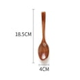 thumbnail image 2 of Xiao Hua Juego de utensilios de cocina de madera, cuchara de madera de 2 piezas, utensilio de cocina de madera, cuchara de madera, 2 of 5