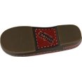 thumbnail image 7 of Womens Open-Back Hand-Painted Leather Clogs - Red - European Size 36, 7 of 7