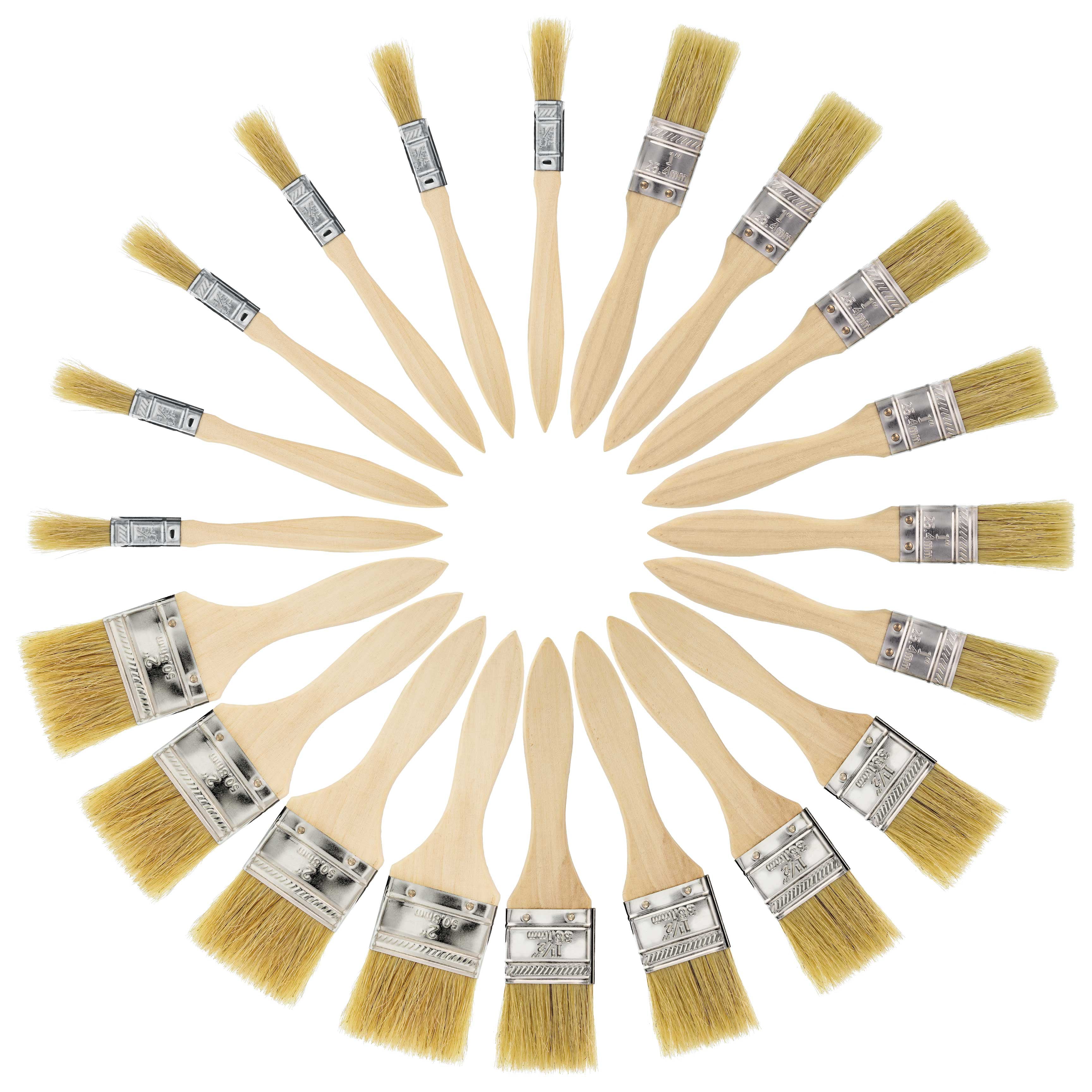 96 Pk 1 1/2 inch Chip Paint Brushes for Paint Stains,Varnishes,Glues,Gesso 
