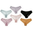 thumbnail image 2 of Alyce Ives Intimates Women’s Lace Bikini, Delicate Lace, M, 6 Pack, 2 of 8