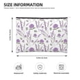 thumbnail image 4 of Haiem Lavender Flowers Music Lover Merch Makeup Bag, Cosmetic Bag,Singer Fans Cosmetic Bag, Portable Stationary Storage Organizer, Travel Makeup Bag, 4 of 8