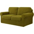 thumbnail image 1 of CHUN YI Stretch Checks Spandex Sofa Cover Separate Backrests Cushions Cover Slipcover, 1 of 5