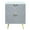 Gray, variant on KD Design & Smooth Glide - Gray Composite Wood Nightstand for Nighttime Use