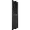 thumbnail image 2 of 14 1/2"W x 55"H EverColor Open Louver Shutters, w/Installation Shutter-Lok's & Matching Screws (Per Pair), Black, 2 of 8