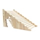 thumbnail image 3 of Rampa para Conejera, Actividad de Escalada para Escaleras Colgantes en Jaulas de Madera, Puente de Escalera de Madera para Chinchillas, Hámsters Enano B, 3 of 9