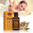 thumbnail image 1 of Aliver 30ml aceite esencial de jengibre masaje corporal aceite esencial Spa aceite de jengibre 100% aceite de masaje de grado terapéutico Natural puro Tslm1 kaili Sencillez, 1 of 5