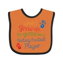 Inktastic Fantasy Football Player Future Boys or Girls Baby Bib