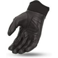 thumbnail image 2 of First Mfg Co - Raptorex - Men's Motorcycle Biker Riding Black Leather Gloves - Extra Small - Vented, 2 of 2