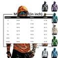 thumbnail image 3 of GrmtClth Halloween Sun Protection Shirt Mens Full Face & Neck Cover Hooded Sun Protection Long Sleeve Halloween Mens Tops Yellow 2XL, 3 of 3