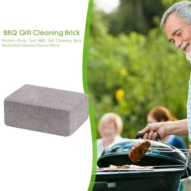 Ladrillo de limpieza de parrilla de barbacoa Cocina Picnic Herramienta Barbacoa Parrilla Limpieza Ladrillo Bastidores Manchas Grasa Limpiador Piedra Barbie Nuevos Originales
