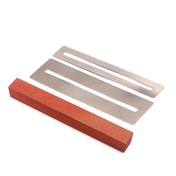 BRIGHTFUFU Traste de guitarra Alambre de pulido Viga de lijado Trastes de piedra Lijado Kit de pulido Protector Diapasón Cadena de trastes Herramienta DIY Luthier (Marrón)