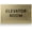 Brushed Gold, variant on ADA CENTRAL SIGNS - 6" X4" Elevator Room Sign - Tactile Graphics Grade 2 Braille Text Authorized Personnel Only Sign| ADA Compliant Wall Signs for Malls, Offices, Businesses, Apartments, & Restaurants