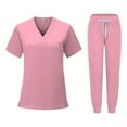 thumbnail image 4 of Doctor Short-sleeved Overalls, Hospital Operating Room Split Set, Hospital Elastic Lightweight Hand-washing Workwear, 4 of 6