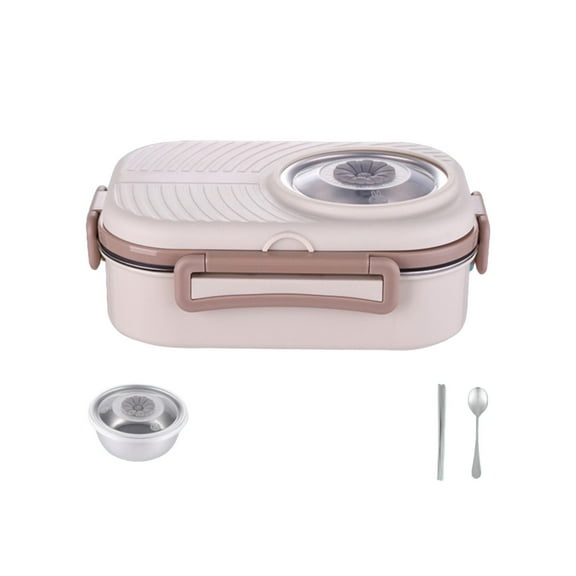 Stainless Steel Lunch Box - Insulated Food Container For School And Work, Reusable Lunch Bag For Beach Picnics With Secure Closure