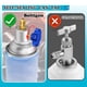 thumbnail image 3 of Válvula De Grifo De Lata R134A, Abridor De Grifo De Botella De Lata De Refrigerante De aleación Resistente Y Fácil De Usar Autosellante Para De Refrigeración, 3 of 7