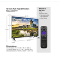 thumbnail image 4 of Pioneer - 40" Class LED Full HD (1080p) Smart Roku TV, 4 of 8