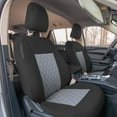thumbnail image 3 of For 2020-2024 Ford Explorer Base FH Group Neoprene Custom Fit Car Seat Covers Water Resistant - Front Seats Gray, 3 of 7