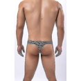 thumbnail image 3 of Men's Leopard Print Thong G-string Underwear, 3 of 5