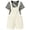 Beige, variant on XINXIAOO Kids Girls Summer Outfits 2 Piece Sets Short Sleeve Tops Shorts Casual Cute Girl Clothes 7-8 Years