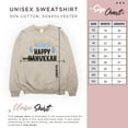 thumbnail image 7 of Hanukkah Sweatshirt, Happy Hanukkah, 7 of 7