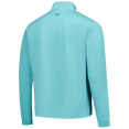 thumbnail image 3 of Men's FootJoy Teal THE PLAYERS Ottoman Stripe Knit Quarter-Zip Pullover, 3 of 3