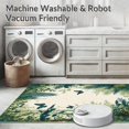 thumbnail image 5 of ODIKA 4'x6' Machine Washable Non-Slip Area Rug, Earthy Jungle Scene Aesthetic High Traffic Rug, Green, 35217, 5 of 5