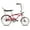 Red, variant on Tracer Tamron 20 Inch Lowrider Cruiser Bike - 140H Wheel with Banana Seat - Green