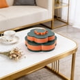 thumbnail image 4 of Klonfd Rotating Snack Platter With Lid Perfect For Dips And Veggies For Parties Picnics And Travel, 4 of 5