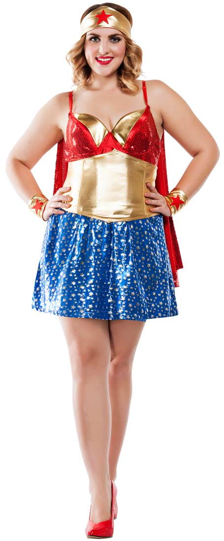 Déguisement adulte Wonder Woman™ plus size : Vente de déguisements