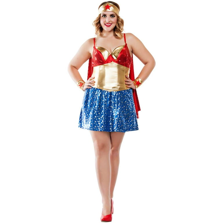 Déguisement adulte Wonder Woman™ plus size : Vente de déguisements