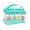 Green, variant on HGIEYS Letter Clear Medicine Makeup Bag, Large Size Waterproof Nylon Cosmetic Toiletry Storage bag with Top Handle, Transparent Meds First Aid Travel Organizer Cosmetic Bag