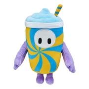 Fall Guys Blue Freeze Bean Skin Official Collectable 8"  Cuddly Deluxe Plush Toy from the Ultimate Knockout Video Game with Blue and Yellow Slushie Cup and Straw – Series 1, Toys for Kids, Ages 13 