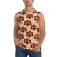thumbnail image 6 of Daiia Thanksgiving Sketch Turkey Printed Men's Tank Tops,Casual Soft Sleeveless Gym Muscle Shirts Bodybuilding Tee-3X-Large, 6 of 8