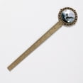 thumbnail image 2 of Cartoons Book Marks: Lace Bookmark in Antique Bronze - the Gift for Readers and Book Lovers, 2 of 5