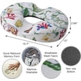 thumbnail image 6 of Donut Pillow Seat Cushion for Tailbone Pain Relief and Hemorrhoids, Home Office Chair Cushion for Long Sitting Work, Memory Foam Car Seat Cushions for Driving Butt Pain & Postpartum Pregnancy, 6 of 6