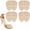 Beige, variant on 4 Pairs Metatarsal Pads for Women, Non Slip Shoe Inserts for Forefoot Pain Relief, Ball of Foot Cushions for High Heels, Breathable Heel Inserts & Foot Pads for All Day Comfort (Beige+Black)