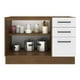 thumbnail image 3 of Mueble de Cocina Para Tarja Madesa Agata 2 Puertas y 3 Cajones Marrón/Blanco, 3 of 5