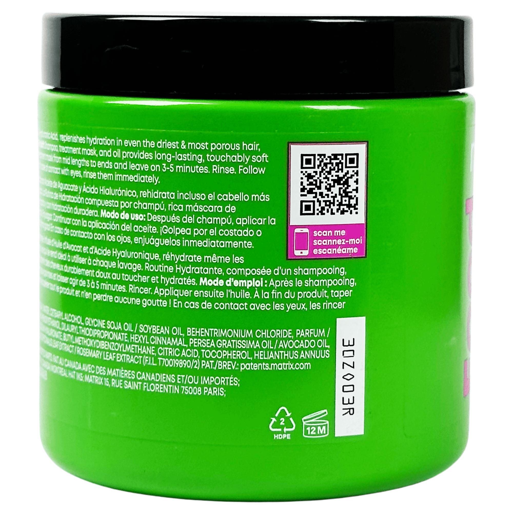 Matrix FOOD FOR SOFT Rich Hydrating Treatment Mask 16.9 oz / 500 ml
