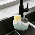 thumbnail image 6 of No Drill Kitchen Faucet Shelf, Sink Caddy Organizer for Sponge and Soap, Over the Tap Drainage Rack, Space Saving Stainless Steel Holder, 6 of 6