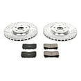 thumbnail image 3 of PowerStop Front Z23 Evolution Sport Carbon-Fiber Ceramic Brake Pad and Drilled & Slotted Rotor Kit Fits: BUICK PONTIAC Select Models K2948, 3 of 10
