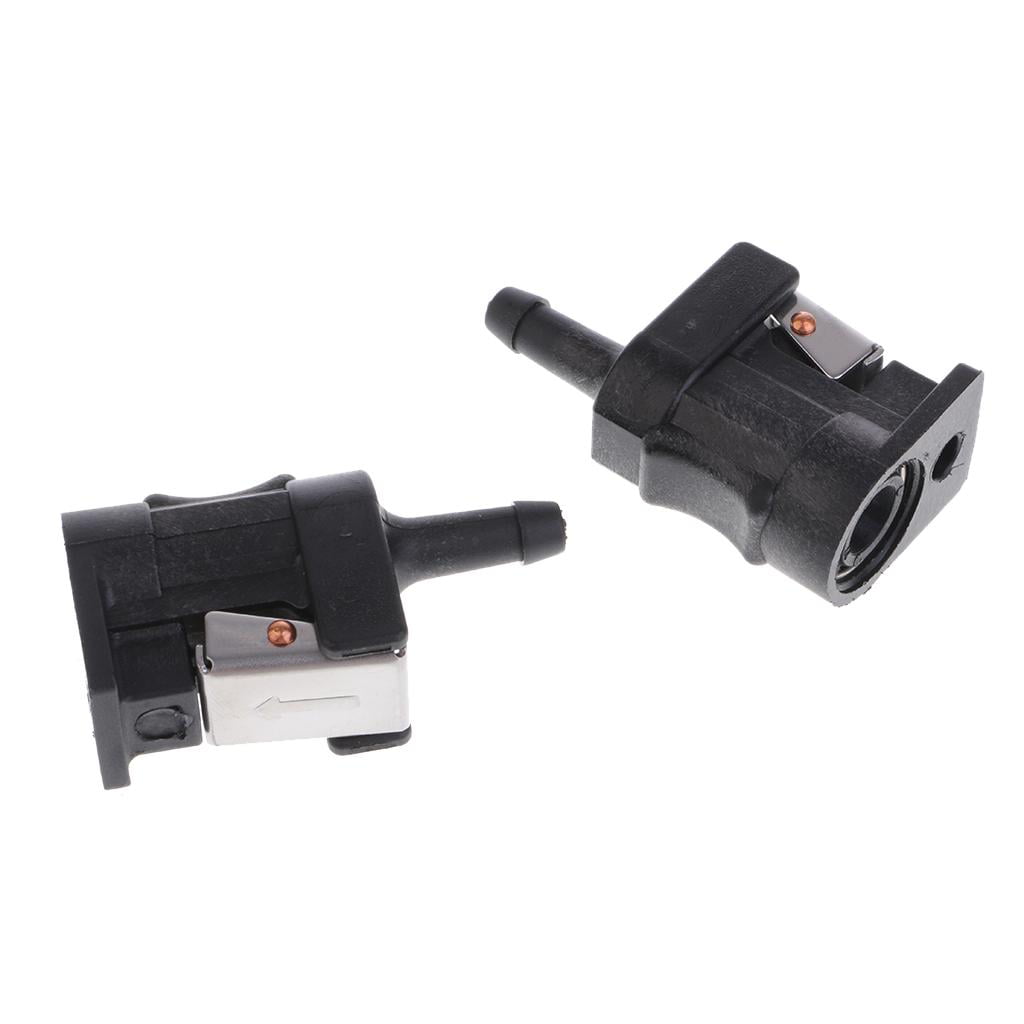 2pcs 6mm Marine Engine Connector for Yamaha Outboard Fuel Tank Hose Pipe