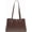 Coffee, variant on Retro PU Leather Underarm Shoulder Bag, minimalist stylish design with large capacity, ideal daily handbag for office