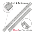 thumbnail image 5 of Metal Ruler with Cork Backing:(12+18 Inch) Inch and Centimeters, 5 of 5