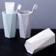 thumbnail image 5 of Billuyoard Taza de Copa de de pareja de plástico Antideslizante Baño Cepillo de Portavasos, Verde Type3 NO3, 5 of 6
