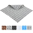 thumbnail image 2 of ANMINY Square Bath Shower Tub Mat 21 x 21 in Non-Slip Stall Mat with Suction Cups with Drain Holes, 2 of 5